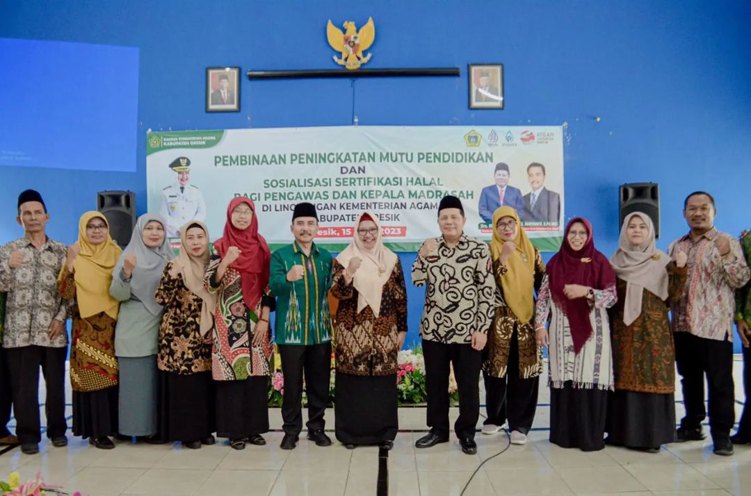10 Juni 2023 Seluruh Kantin Madrasah di Gresik Harus Bersertifikat Halal