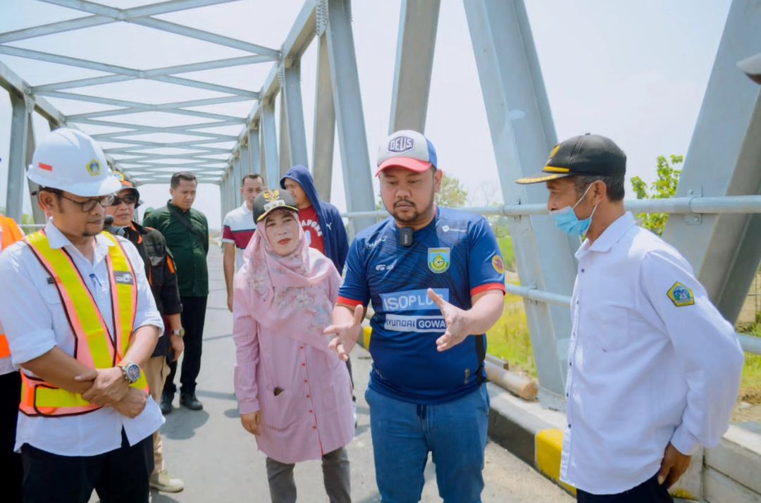 Selesai Diperbaiki, Jembatan Kacangan Kini Dapat Dilintasi Warga Kembali. Gus Yani : Demi Warga Agar Nggak Muter Jauh-jauh