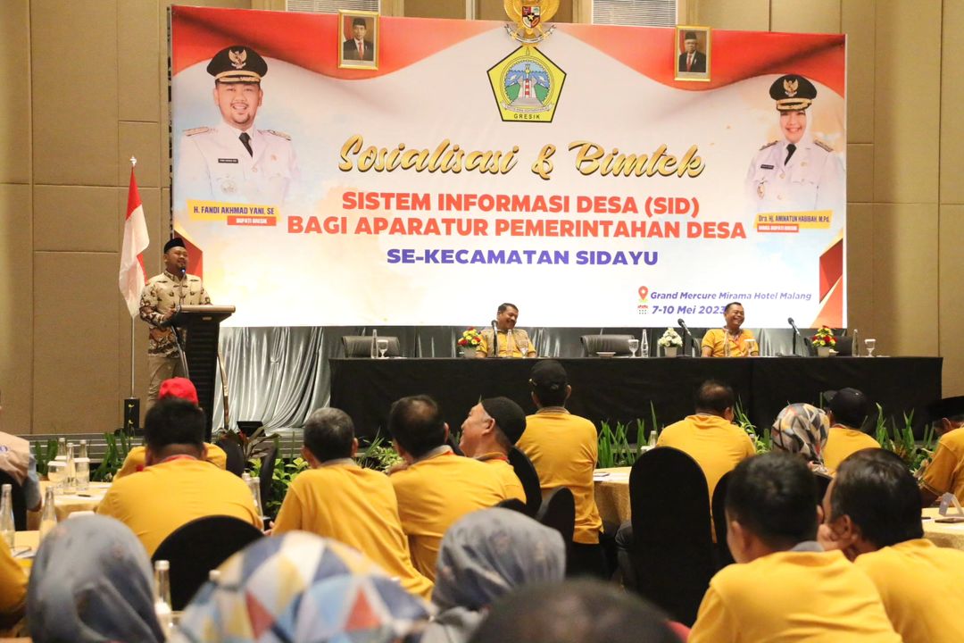 Dihadapan Kepala Desa dan BPD Se-Kecamatan Sidayu, Gus Yani Paparkan Rumus Membangun Desa Yang Baik