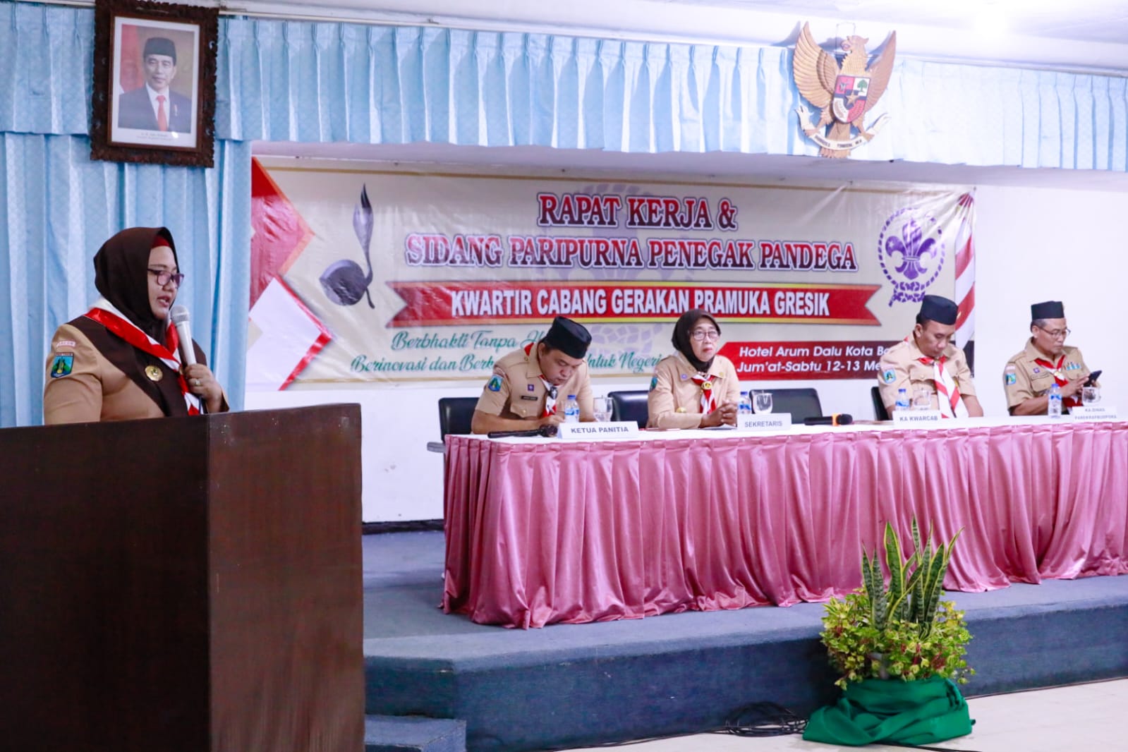 Ciptakan Program Unggulan Pramuka, Kwarcab Gresik Gelar Rakercab dan Sidparcab Tahun 2023