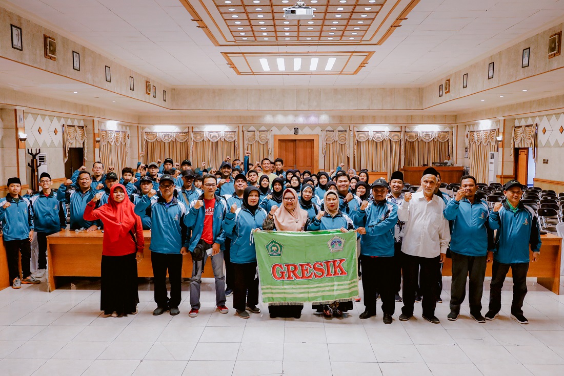 Kontingen Gresik Targetkan 3 Besar Diajang Porseni Jatim