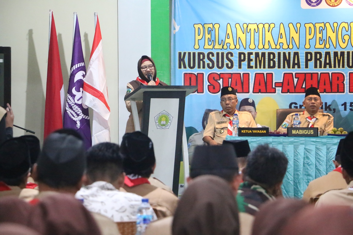 Songsong Indonesia Emas 2045, Ketua Gerakan Pramuka Kwarcab Gresik Yakin Pramuka Punya Andil Dalam Membentuk Karakter