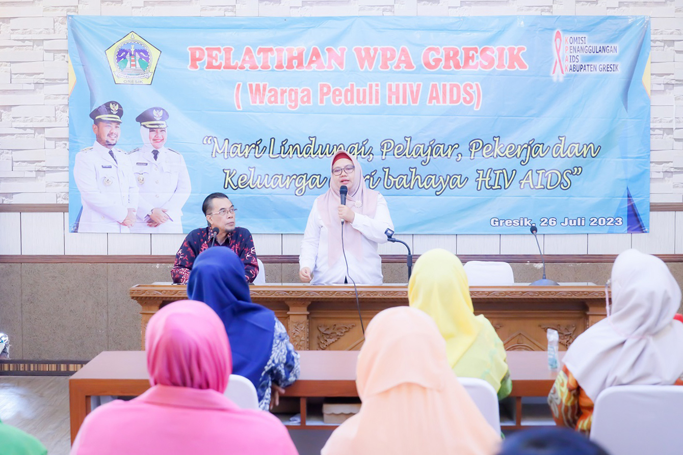 Cegah Penyebaran HIV-AIDS, Bu Min Buka Pelatihan Bersama Seluruh Organisasi Perempuan Gresik