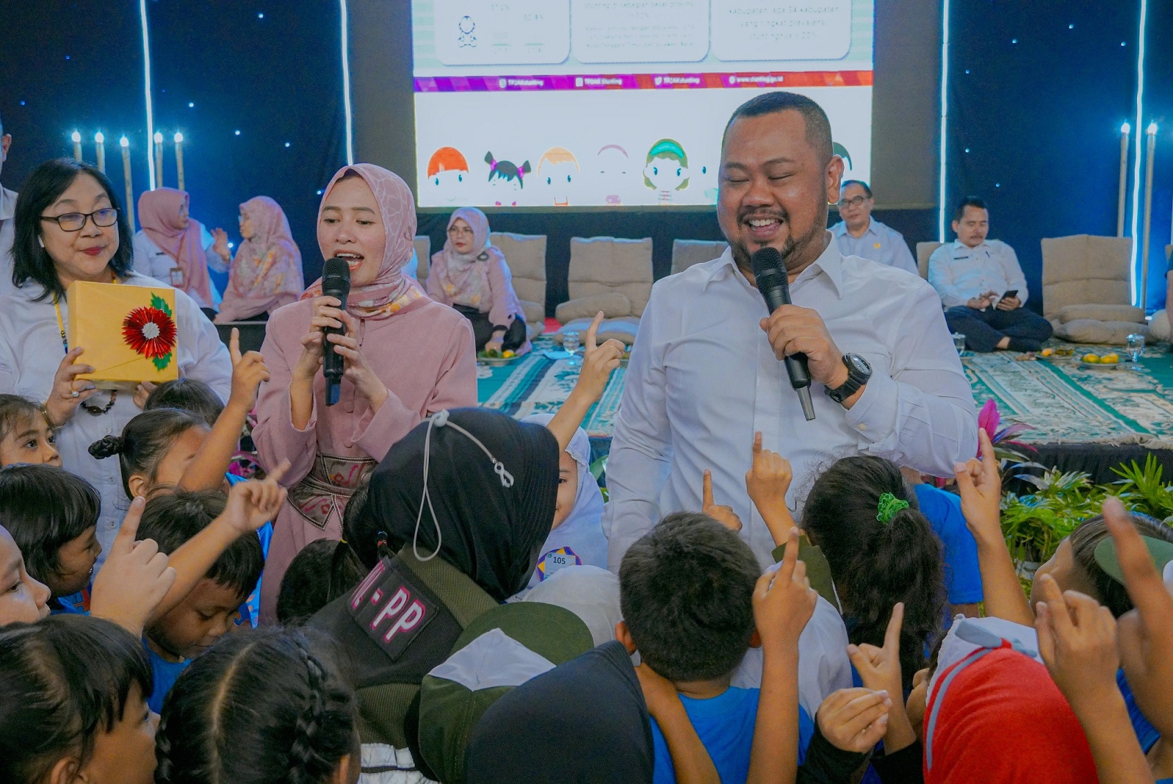 Kompak, Bupati Gus Yani dan Ketua Forikan Kampanyekan Gerakan Gemar Makan Ikan