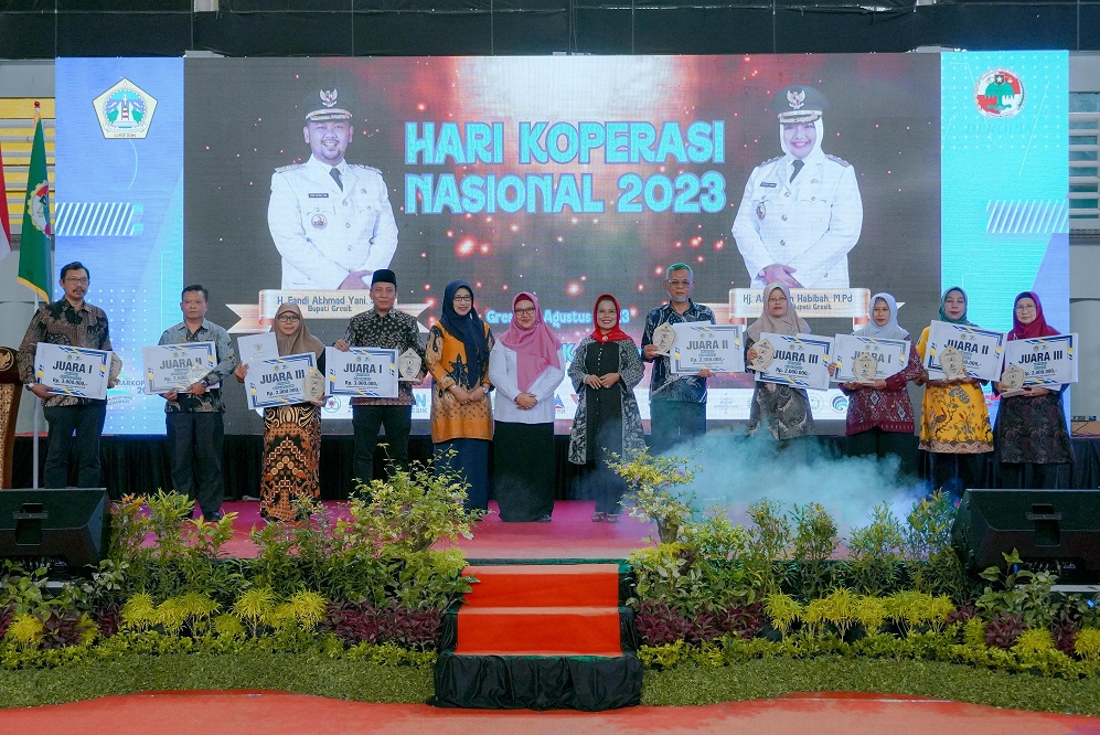 Peringatan Hari Koperasi Nasional ke-76 Kabupaten Gresik, Diisi Lomba Dan Penghargaan Untuk Tokoh Koperasi Gresik