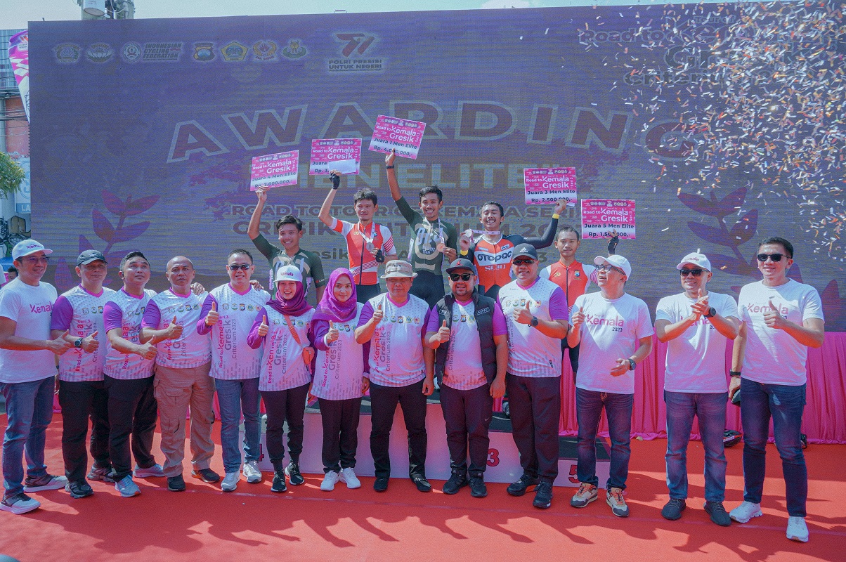 Sukses Gelar Road to Tour of Kemala Seri Ketiga, Bupati Fandi Akhmad Yani Terus Dorong Sport Tourism Di Kabupaten Gresik
