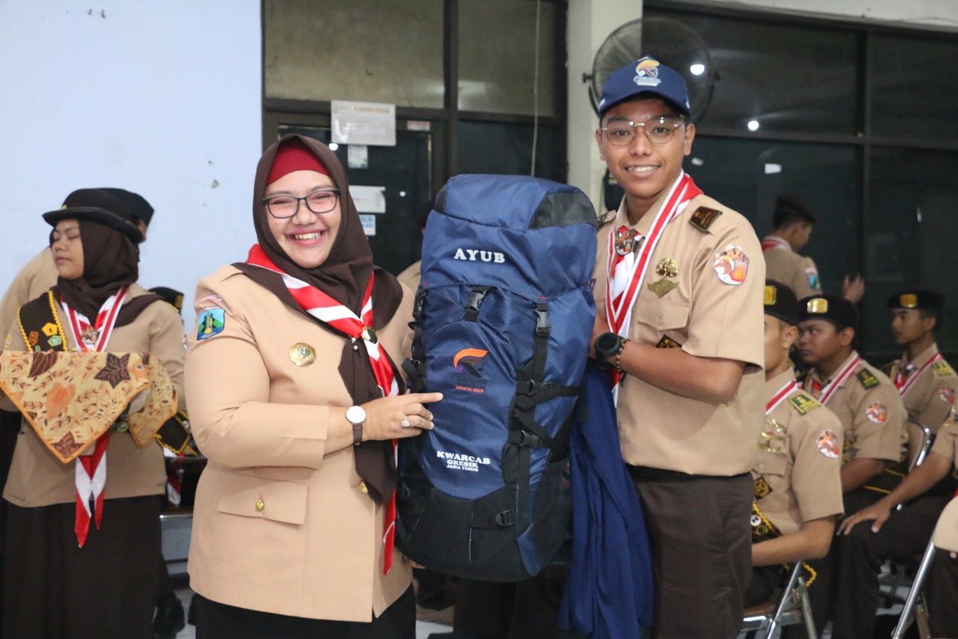 Diberangkatkan Wabup Aminatun Habibah, 32 Anggota Pramuka Terbaik Gresik Ikuti Raimuna Nasional XII Di Cibubur
