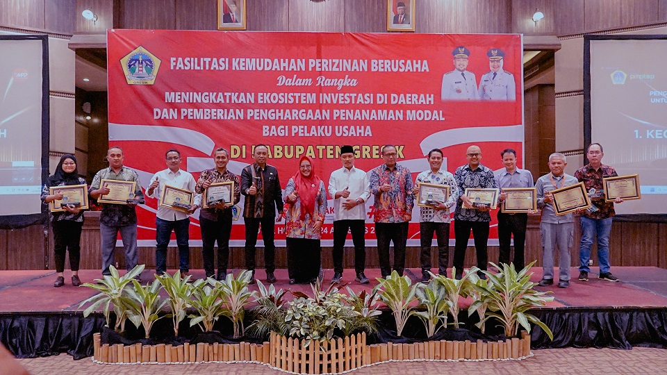 Jadi Nomor Satu Penyumbang Investasi Tertinggi di Jatim, DPMPTSP Gresik Terus Jalin Komunikasi Serta Beri Penghargaan Untuk Investor
