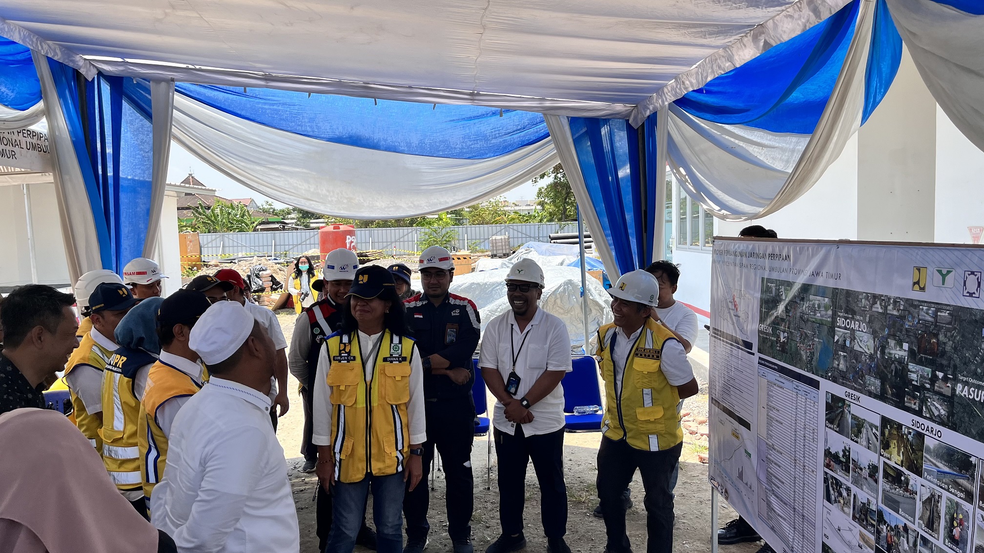 KemenPUPR Tinjau Proyek SPAM Umbulan Gresik, Desember Air Umbulan Sudah bisa Mengalir di Duduksampeyan