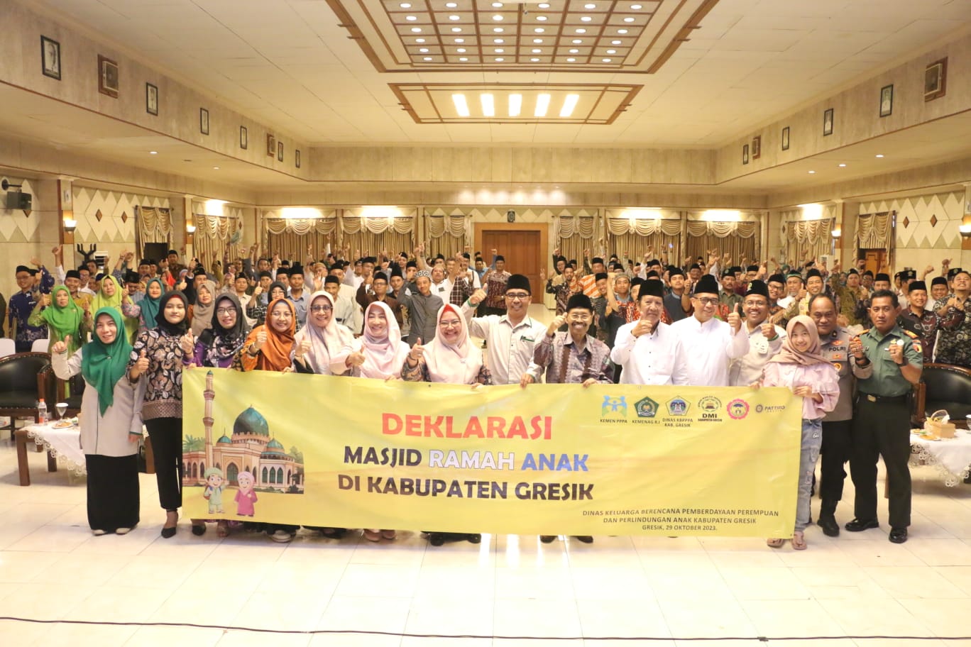 Penganugerahan DMI Gresik Award 2023, Wabup Harapkan Dapat Jadikan Masjid Yang Ramah Anak Dan Lingkungan