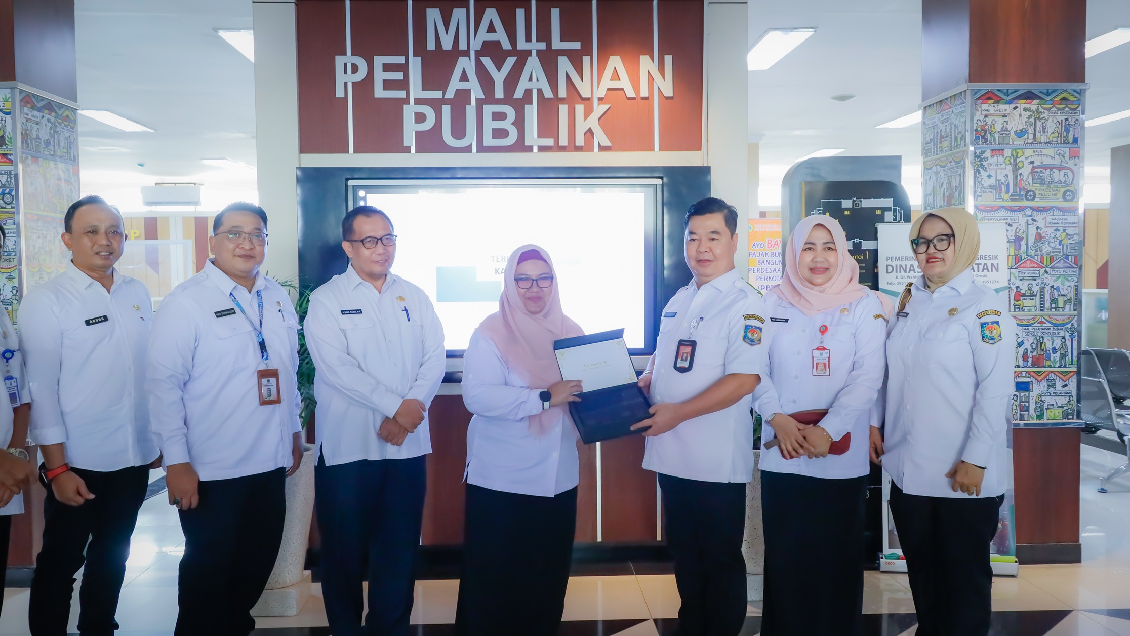 Kunjungi MPP, Dirjen Dukcapil Kemendagri RI Apresiasi Kinerja Dispendukcapil Gresik