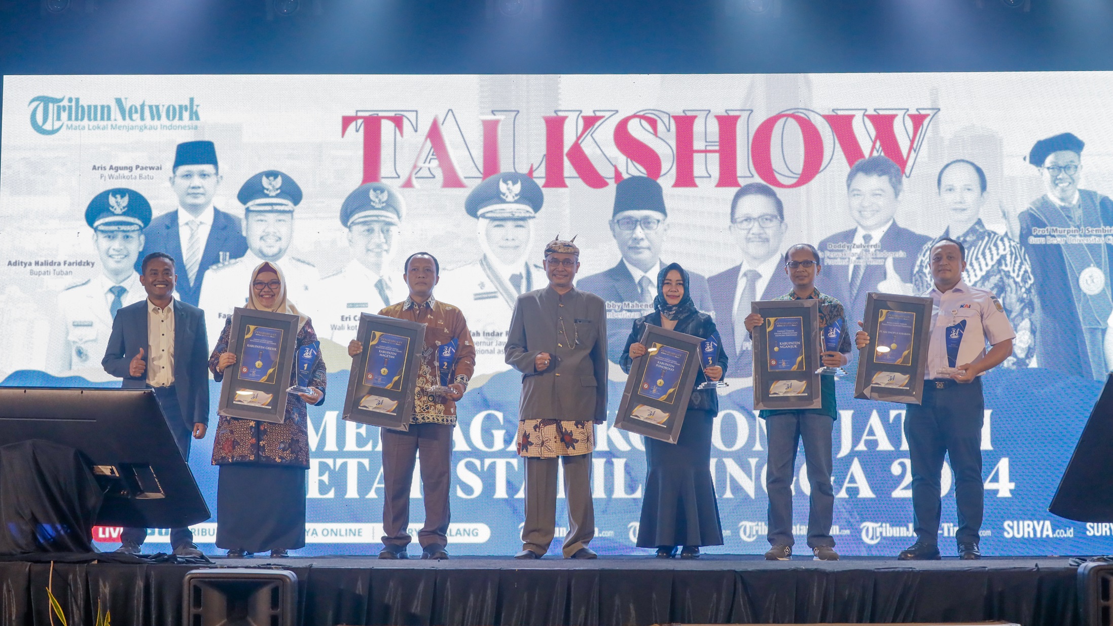  Serius Tingkatkan Perekonomian dan Jaga Ketahanan Pangan, Kabupaten Gresik Diganjar Dua Penghargaan