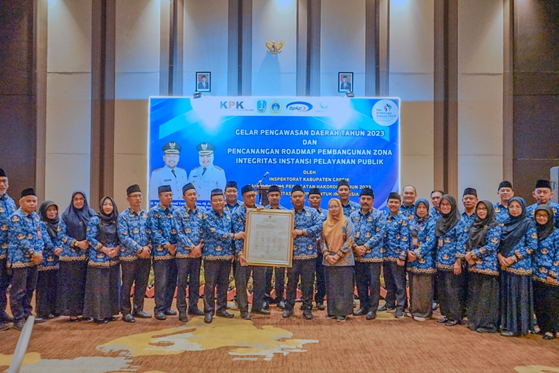 Dibuka Bupati Fandi Akhmad Yani, Inspektorat Kabupaten Gresik Gelar Pengawasan Daerah Tahun 2023 dan Pencanangan Roadmap Pembangunan Zona Integritas Instansi Pelayanan Publik