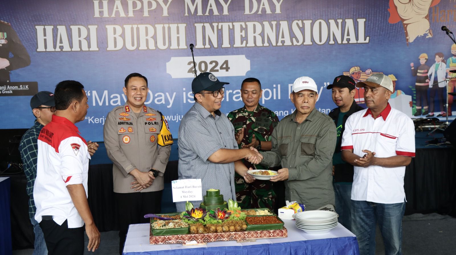 Peringati May Day 2024, Sekda Gresik Ajak Buruh Jadi Pekerja Terampil