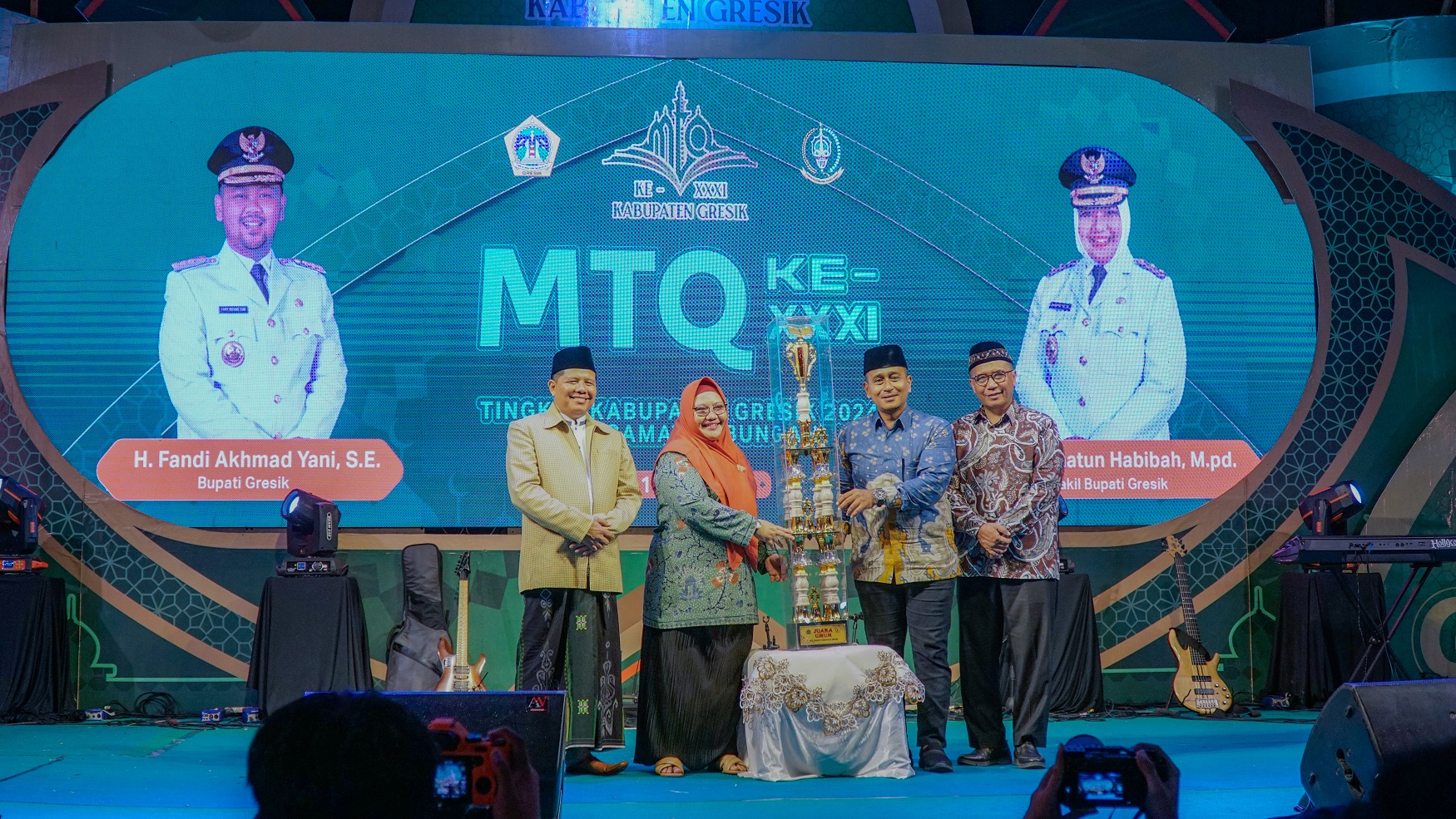 Kecamatan Bungah Pertahankan Juara Umum MTQ Ke-XXXI