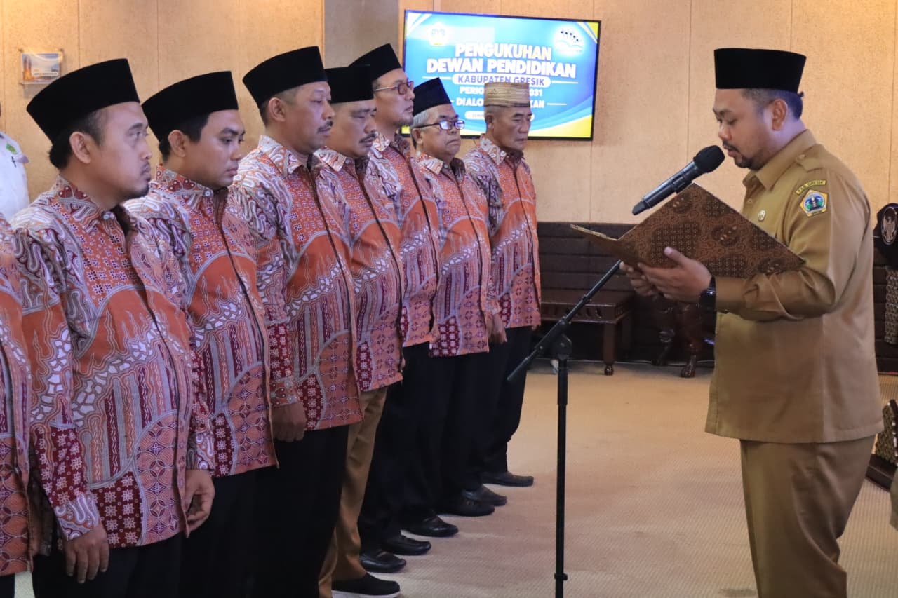 11 Unsur Bergabung di Dewan Pendidikan Gresik, Bupati Dorong Kolaborasi Perkuat Mutu Pendidikan