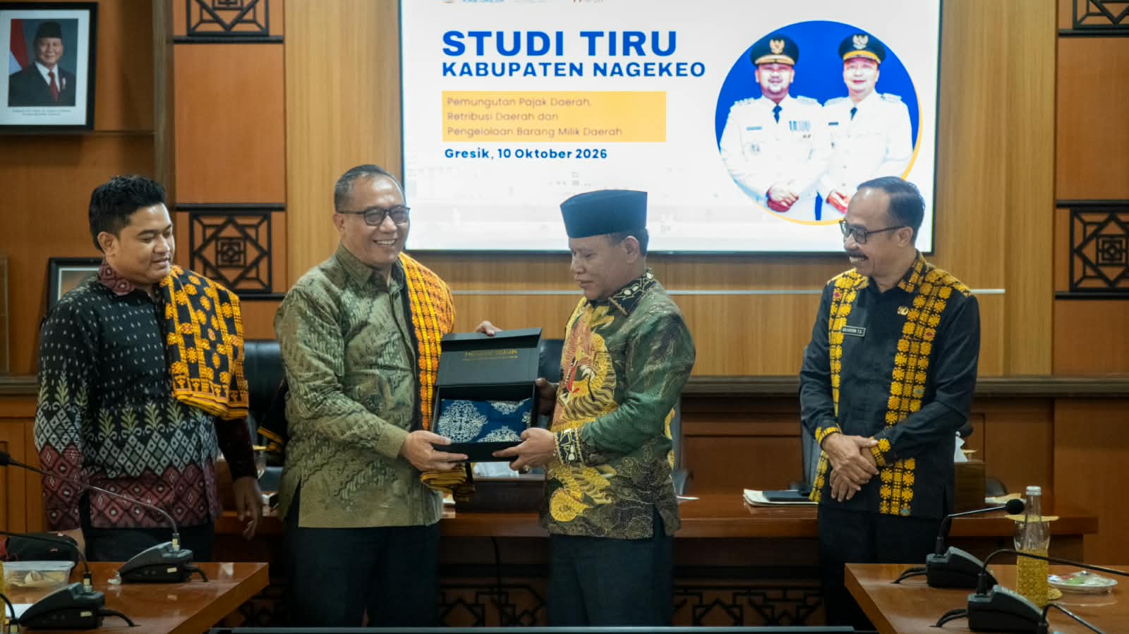 Pemkab Gresik Paparkan Strategi Optimalisasi PAD dalam Kunjungan Studi Tiru Pemkab Nagekeo