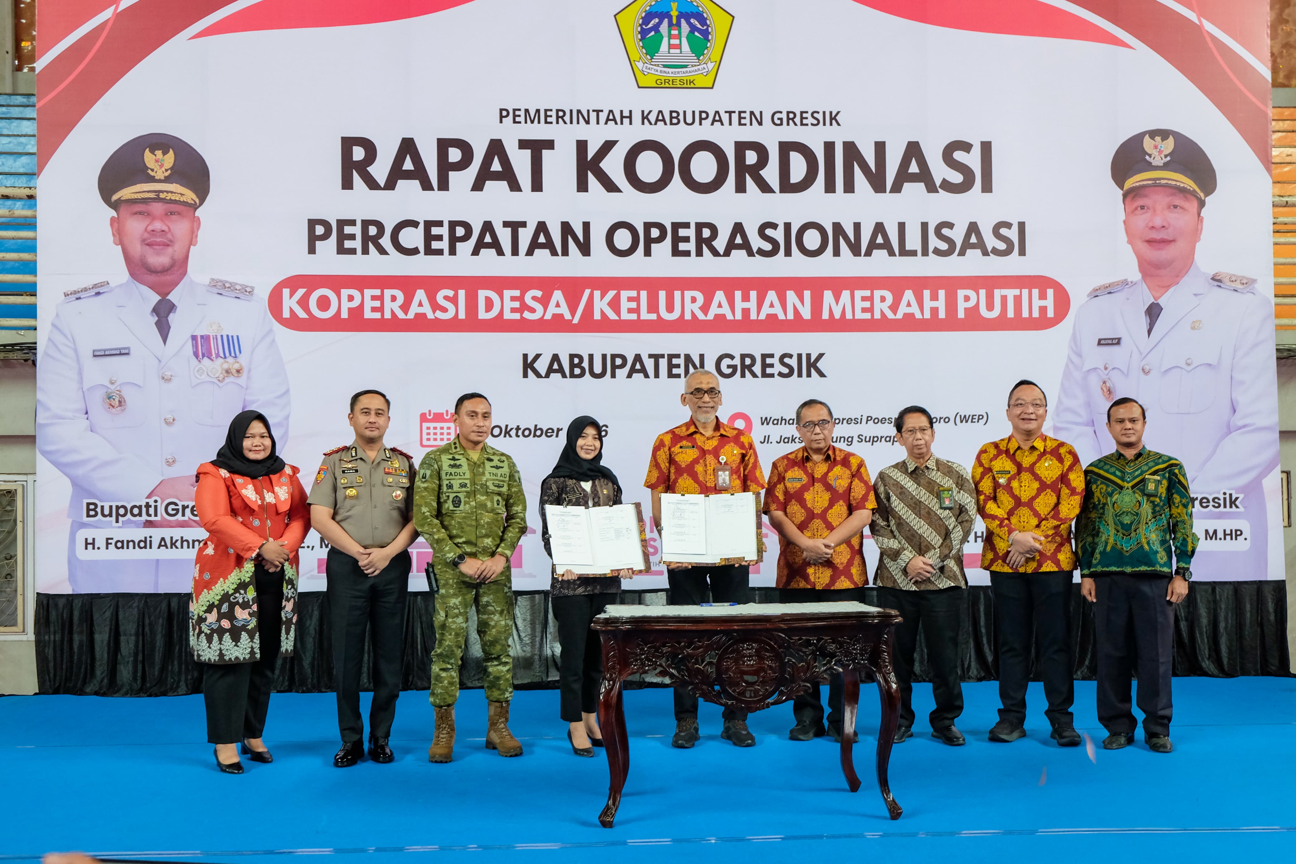 Pemkab Gresik Gelar Rakor Percepatan Operasionalisasi 356 Koperasi Merah Putih