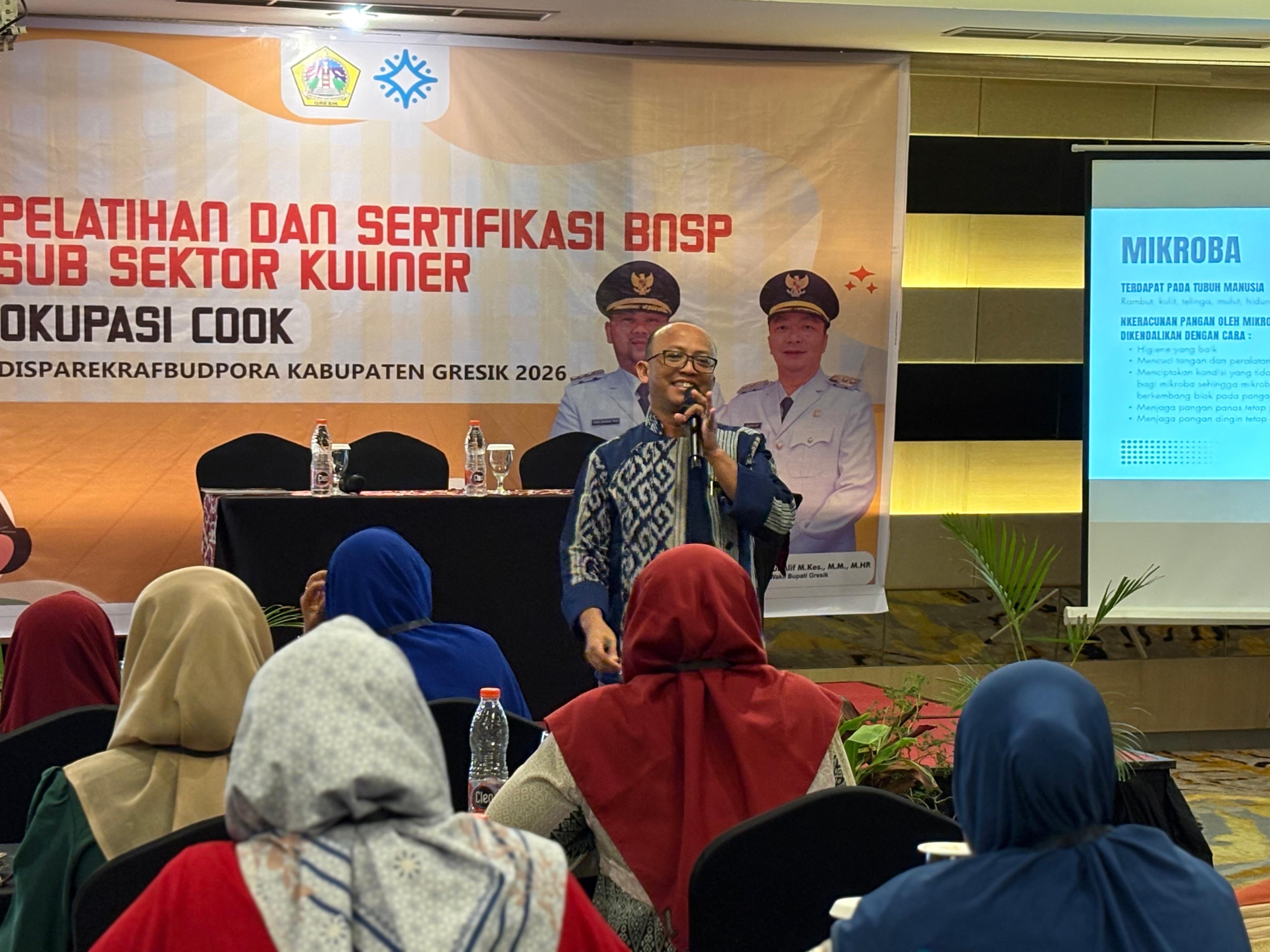 Pemkab Gresik Dorong Pelaku Kuliner Naik Kelas melalui Sertifikasi BNSP