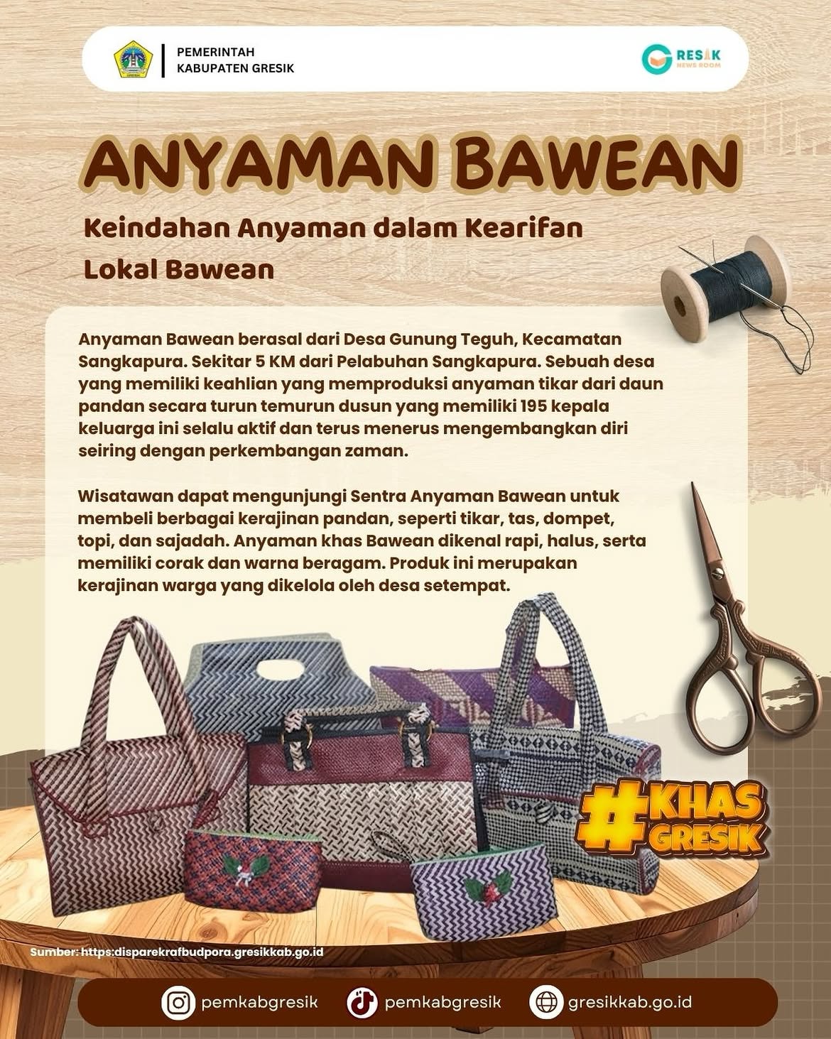 Anyaman Bawean: Keindahan dalam Kearifan Lokal