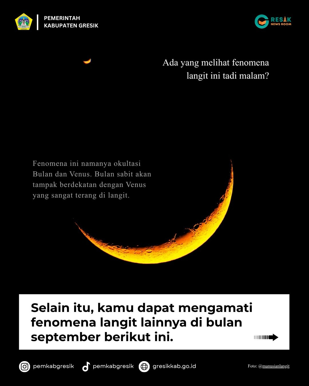 Ada yang melihat fenomena Langit ini tadi malam